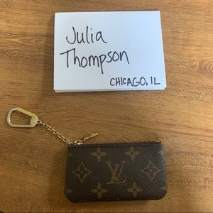 SOLD Authentic Louis Vuitton Monogram Key Pouch